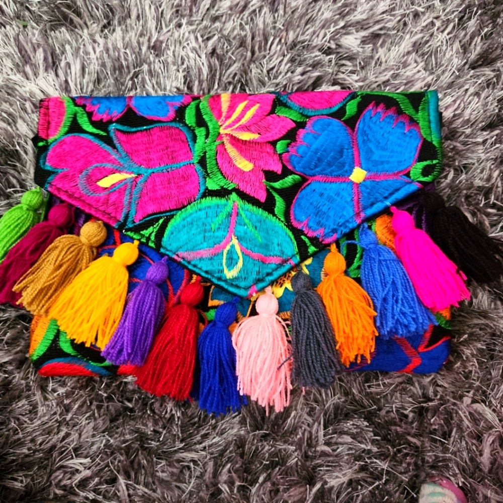 Embriodered Mexican Purse